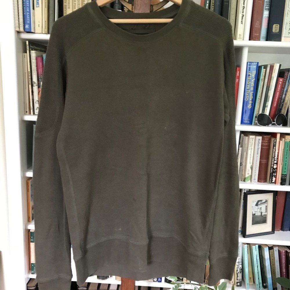 T by Alexander Wang Sweatshirt in Military Green